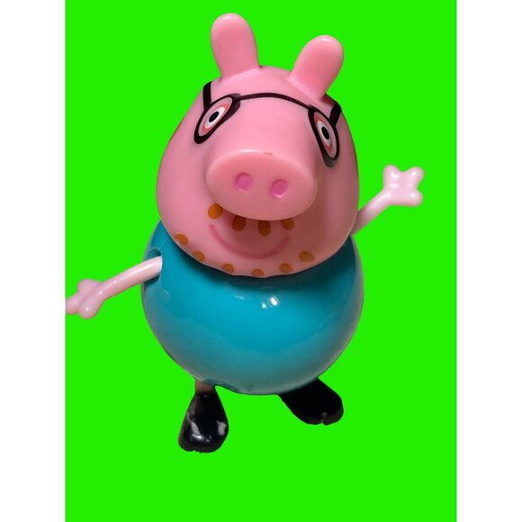 Peppa Pig Figures Emily Elephant in Garden Dress Danny Dog Sheriff and Dad Peppa - Picture 2 of 10